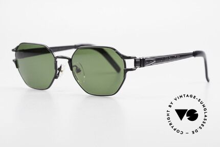 Jean Paul Gaultier 58-4173 Eckige Alte 90er Designerbrille, Top-Verarbeitung (made in Japan, um ca. 1995), Passend für Herren und Damen