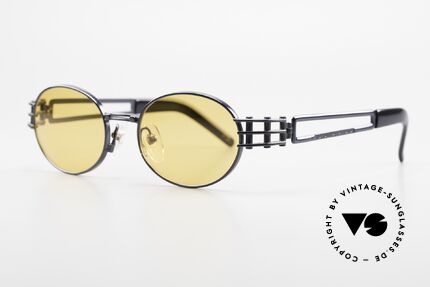 Yohji Yamamoto 52-6102 Industrial Oval Vintage Brille, herausragende Qualität aller Komponenten: made in Japan, Passend für Herren und Damen