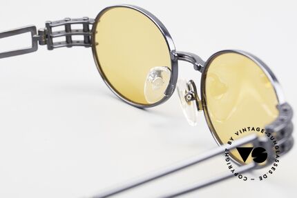 Yohji Yamamoto 52-6102 Industrial Oval Vintage Brille, Größe: large, Passend für Herren und Damen