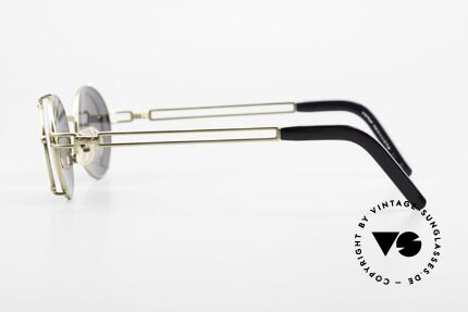 Yohji Yamamoto 52-4107 Designer Sonnenbrille Oval, KEINE Retromode; ein Y. Yamamoto Original von 1995, Passend für Herren und Damen