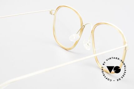 Lindberg Triton Air Titan Rim Titan Brille mit Azetat Inlay, Größe: medium, Passend für Herren