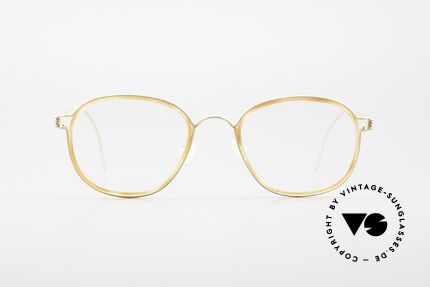 Lindberg Triton Air Titan Rim Titan Brille mit Azetat Inlay, LINDBERG Air Titanium Rim Brille in Größe 49-18, 145, Passend für Herren