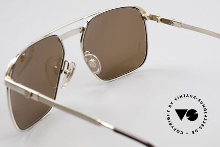 Dunhill 6011 Vergoldete Herrenbrille 80er, KEIN RETRO, sondern ein kostbares altes ORIGINAL!, Passend für Herren