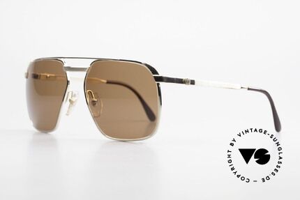 Dunhill 6011 Vergoldete Herrenbrille 80er, edle, vergoldete Fassung in MEDIUM Größe 59-17, 130, Passend für Herren
