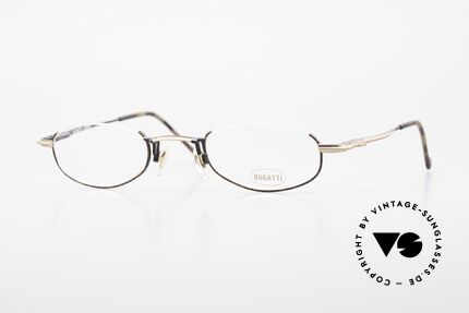 Bugatti 23687 High-Tech Herren Lesebrille, original vintage Luxus-Lesebrille von BUGATTI, Passend für Herren