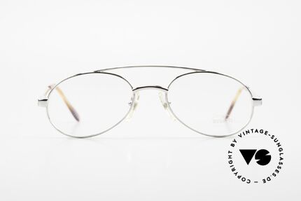 Bugatti 08104 80er Herren Vintage Brille, charakteristische Bugatti Herrenform (Tropfenform), Passend für Herren