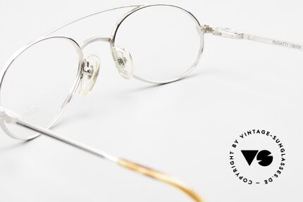 Bugatti 08104 80er Herren Vintage Brille, Einsatz von optischen Gläsern problemlos möglich, Passend für Herren