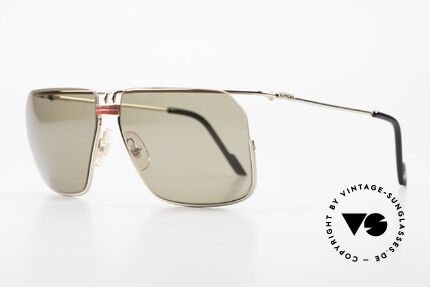 Ferrari F18/S No Retrobrille Vintage Original, feinste Qualität und Materialien aus Italien, Gr. 62°14, Passend für Herren