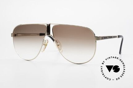 Dunhill 6043 Vergoldet mit Horn Zierleisten, außergewöhnlich schöne Dunhill Herren-Sonnenbrille, Passend für Herren