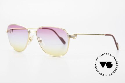 Cartier Courcelles 90er Luxus Sonnenbrille Unikat, TOP-Qualität; made in France (hoher Tragekomfort), Passend für Herren und Damen