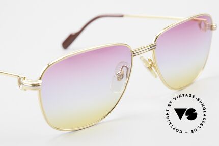 Cartier Courcelles 90er Luxus Sonnenbrille Unikat, 2.hand Modell im neuwertigen Zustand + Chanel Etui, Passend für Herren und Damen