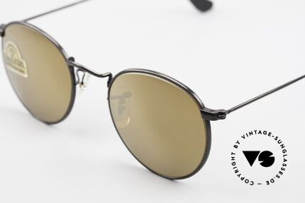 Ray Ban Round Metal 47 Small Round Diamond Hard, KEINE RETROBRILLE, sondern ein 80er ORIGINAL, Passend für Herren und Damen