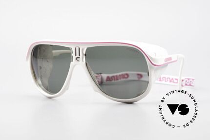 Carrera 5544 Sport Gletscher Sonnenbrille, vintage Carrera Sport- u. Gletschersonnenbrille von 1990, Passend für Herren und Damen