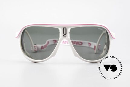 Carrera 5544 Sport Gletscher Sonnenbrille, perfekte Passform & hoher Tragekomfort (mit Halteband), Passend für Herren und Damen