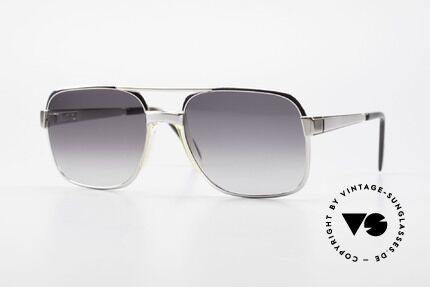 Metzler 0768 Helmut Kohl Vintage Brille, original METZLER Sonnenbrille aus den 1980ern, Passend für Herren