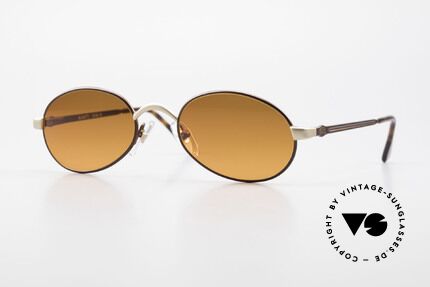 Bugatti 15769 Bronze Braun Metallic Fassung, sehr elegante vintage Sonnenbrille von Bugatti, Passend für Herren und Damen