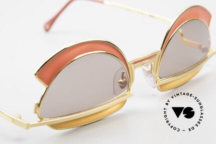 Casanova Arché 5 Limited 80er Kunstsonnenbrille, ungetragene vintage Rarität; kostbares Sammlerstück, Passend für Damen