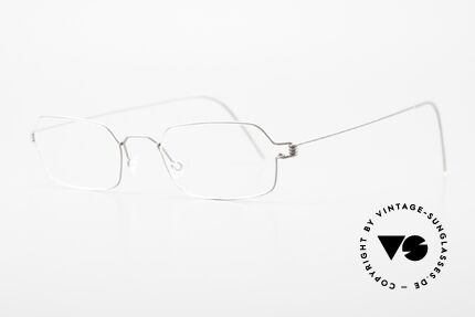 Lindberg Neptun Air Titan Rim Eckige Titanium Brille Herren, so zeitlos, stilvoll und innovativ = Prädikat "VINTAGE", Passend für Herren