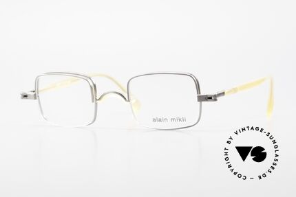 Alain Mikli 0115 / 01 Aufklappbare Gläser 2in1 Brille, geniale Alain Mikli Paris Designer-Brillenfassung, Passend für Herren und Damen