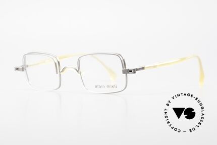 Alain Mikli 0115 / 01 Aufklappbare Gläser 2in1 Brille, tolle Idee, brillant umgesetzt (echte Top-Qualität), Passend für Herren und Damen
