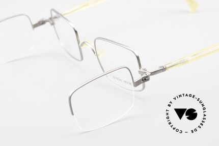 Alain Mikli 0115 / 01 Aufklappbare Gläser 2in1 Brille, ungetragen (wie alle unsere 1990er vintage Brillen), Passend für Herren und Damen