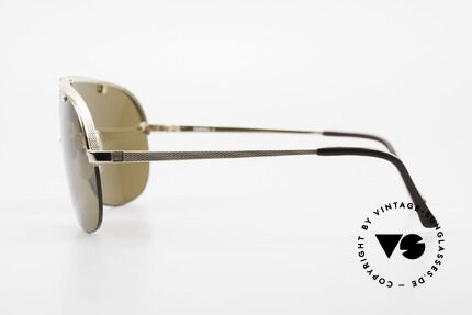 Dunhill 6102 90er Gentleman Sonnenbrille, herausragende Qualität (Fassung ist hartvergoldet), Passend für Herren