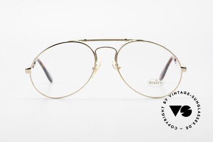 Bugatti 11945 80er Herren Luxus Brille Large, der Bugatti-KLASSIKER in perfekter Vollendung, Passend für Herren