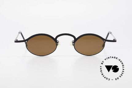 Theo Belgium Fecourf Ovale Designer Sonnenbrille, 1989 gegründet als GEGENPOL zum üblich 'Mainstream', Passend für Herren und Damen