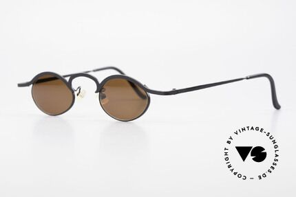 Theo Belgium Fecourf Ovale Designer Sonnenbrille, damals gemacht für die 'Avantgarde' und Individualisten, Passend für Herren und Damen