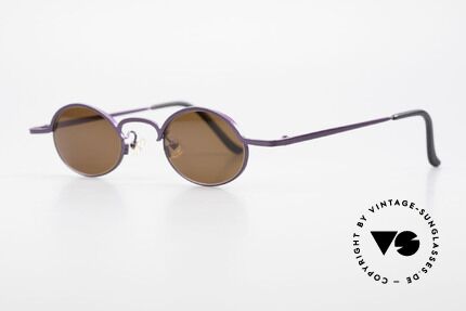 Theo Belgium San 90er Designer Sonnenbrille, damals gemacht für die 'Avantgarde' und Individualisten, Passend für Damen