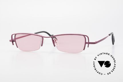 Theo Belgium Sping 90er Damen Sonnenbrille Eckig, Theo Belgium: die eigenwilligste Brillenmarke, weltweit, Passend für Damen