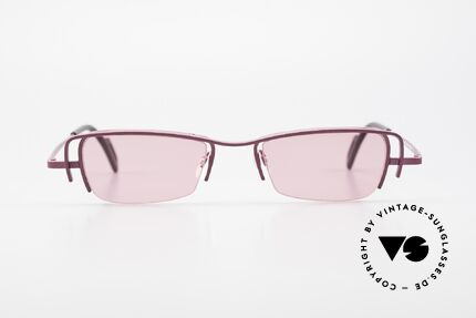 Theo Belgium Sping 90er Damen Sonnenbrille Eckig, 1989 gegründet als GEGENPOL zum üblich 'Mainstream', Passend für Damen