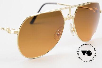 Maserati 6130 Luxus Aviator Sonnenbrille, ungetragen (wie alle unsere vintage Maserati Modelle), Passend für Herren