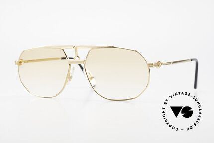 Maserati 6131 Edle Gläser in Orange Verlauf, vintage Luxus-Sonnenbrille der Edelmarke Maserati, Passend für Herren
