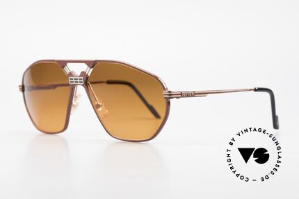 Ferrari F22/S Customized Sunset Gläser XL, modifizierte "Aviator-Brille" mit Federscharnieren, Passend für Herren
