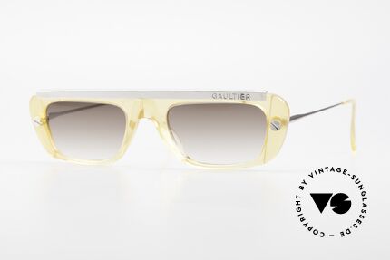 Jean Paul Gaultier 55-0771 Markante 90er Sonnenbrille, markante Jean Paul Gaultier VINTAGE Sonnenbrille, Passend für Herren und Damen