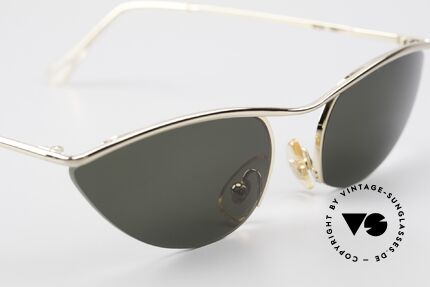 Cutler And Gross 0359 Cateye Designer Sonnenbrille, KEINE Retrobrille, sondern ein 20 Jahre altes Original!, Passend für Damen
