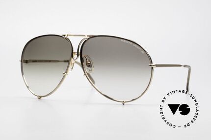 Porsche 5621 XL Gold Piloten Sonnenbrille Details