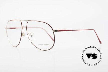 Pierre Cardin 223 80er Herrenbrille Tropfenform, sehr elegante Lackierung in weinrot und gold, Passend für Herren