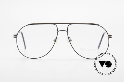 Pierre Cardin 803 80er Tropfenform Herrenbrille, klassische Tropfenform od. auch Aviator-Brille, Passend für Herren