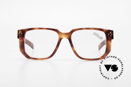 Silhouette M2097 Echte 80er Old School Brille, dicke Rahmenprofile und wuchtige Dimensionen, Passend für Herren