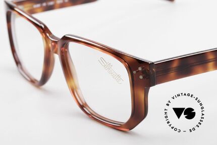 Silhouette M2097 Echte 80er Old School Brille, gemacht für die Ewigkeit & beliebig verglasbar, Passend für Herren