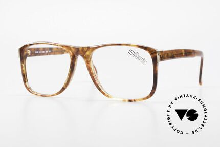 Silhouette M2086 Alte 80er Brille Bernstein Stil, massive "Old School" Silhouette vintage Brille, Passend für Herren