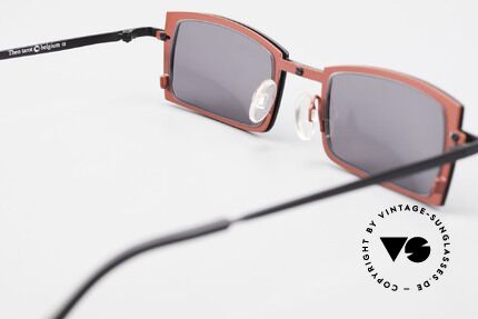 Theo Belgium Tarot Eckige Designer Sonnenbrille, sozusagen: VINTAGE Sonnenbrille mit Symbol-Charakter, Passend für Herren und Damen