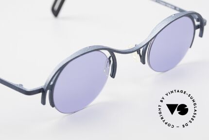 Theo Belgium Summer 90er Damen Sonnenbrille Rund, ungetragenes Theo-Einzelstück für die, die sich trauen!, Passend für Damen