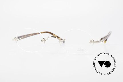 Lunor Classic Oval GP Randlos Brille Vergoldet Oval, LUNOR = ehrliches Handwerk mit Liebe zum Detail, Passend für Herren und Damen