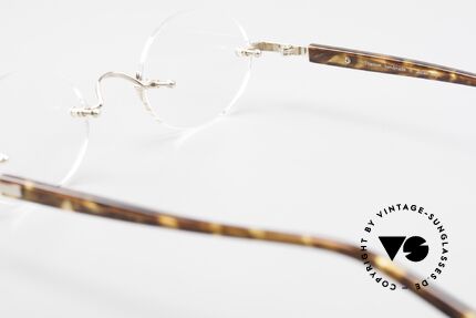 Lunor Classic Oval GP Randlos Brille Vergoldet Oval, Größe: small, Passend für Herren und Damen