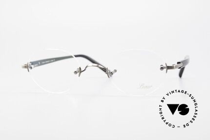 Lunor Classic V Panto AS Randlose Panto Brille Unisex, LUNOR = ehrliches Handwerk mit Liebe zum Detail, Passend für Herren und Damen