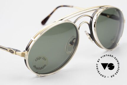 Bugatti 07823 Alte 80er Brille mit Vorhänger, ungetragen (wie alle unsere vintage Bugatti Modelle), Passend für Herren