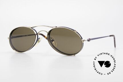 Bugatti 23444 Alte 90er Brille mit Vorhänger Details